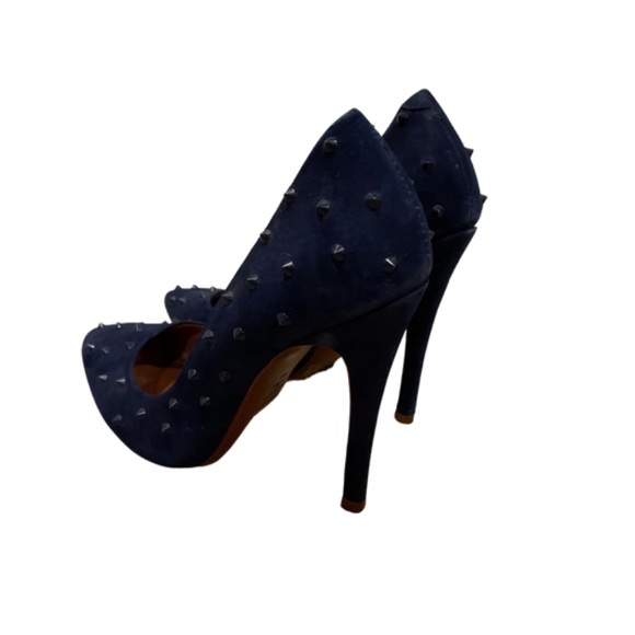 SCHUTZ Navy Studded Pumps - Size 7 - Picture 4 of 6